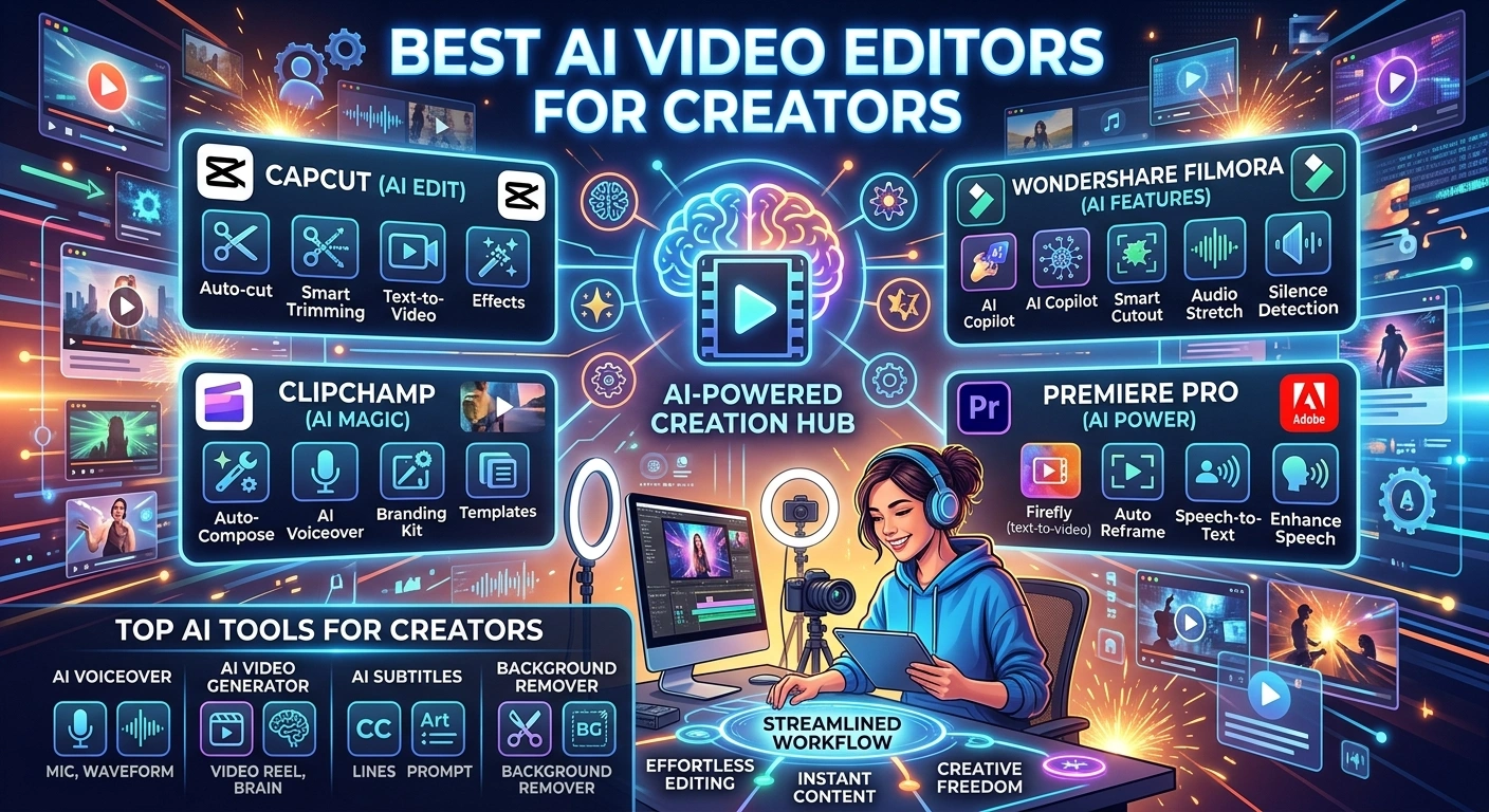 Best AI Video Editors for Creators