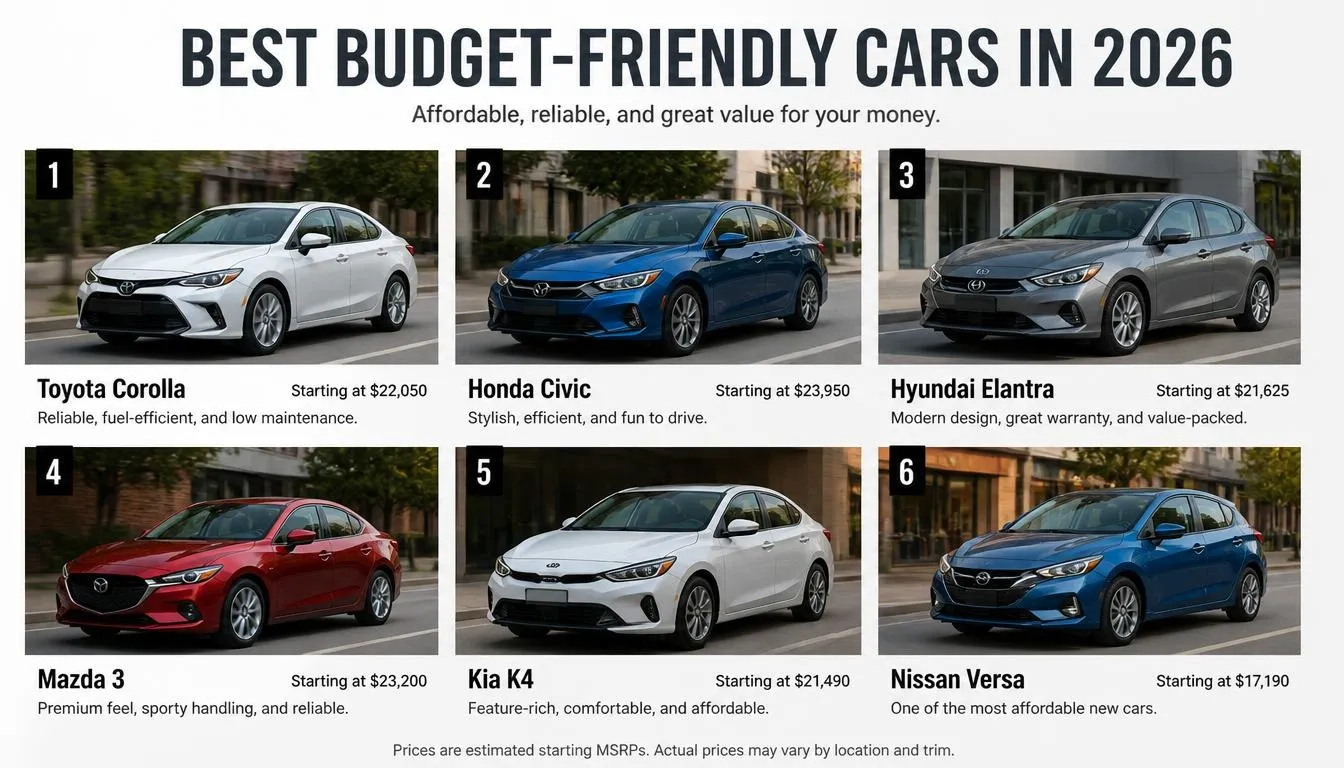 Best Budget-Friendly Cars in 2026