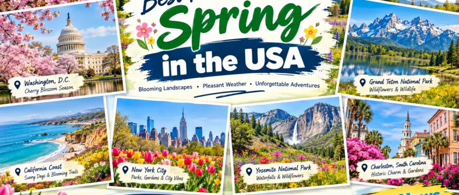 Best Places to Visit in Spring in the USA