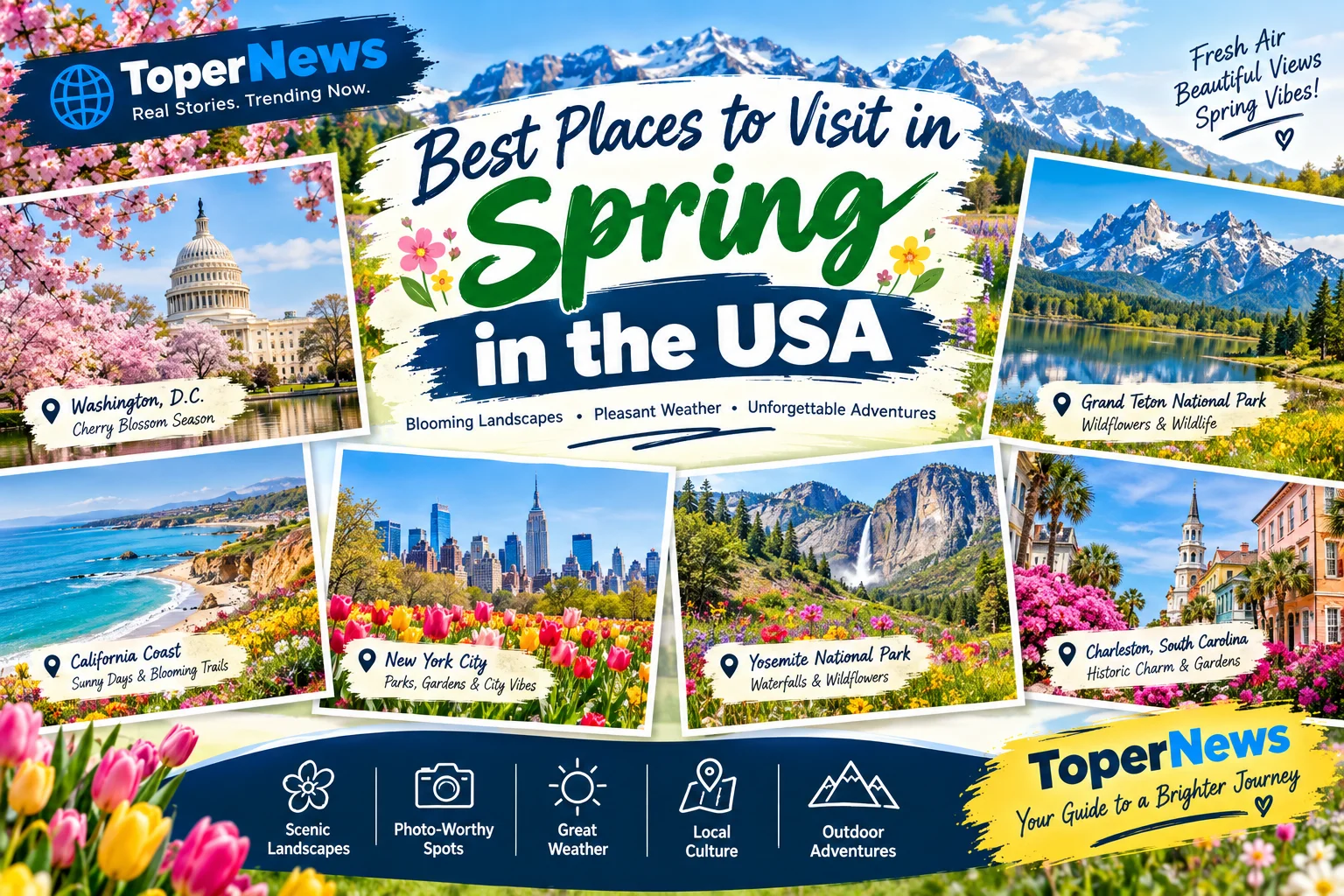 Best Places to Visit in Spring in the USA