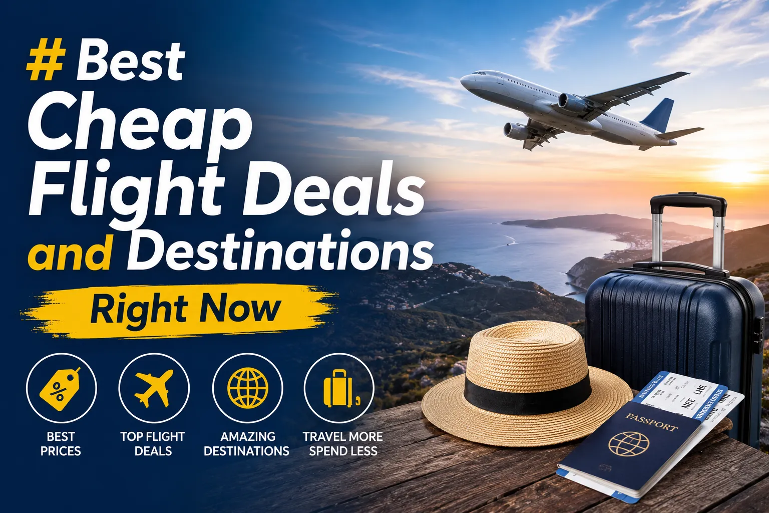 Best Cheap Flight Deals and Destinations Right Now