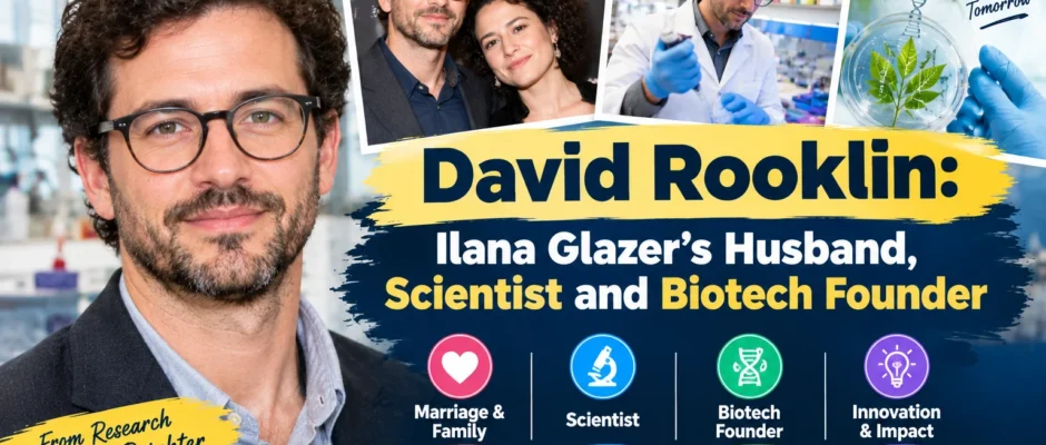 David Rooklin: Ilana Glazer’s Husband, Scientist and Biotech Founder