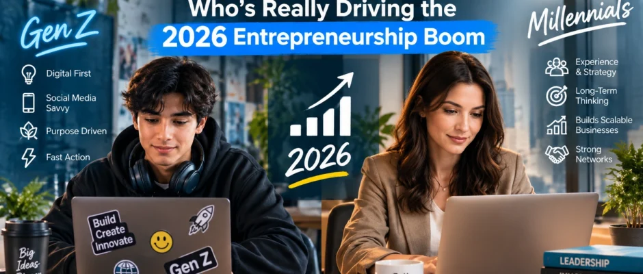 gen z millennial entrepreneurship