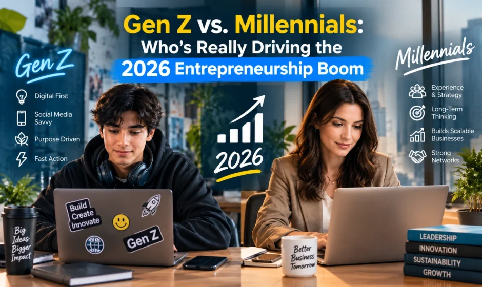 gen z millennial entrepreneurship