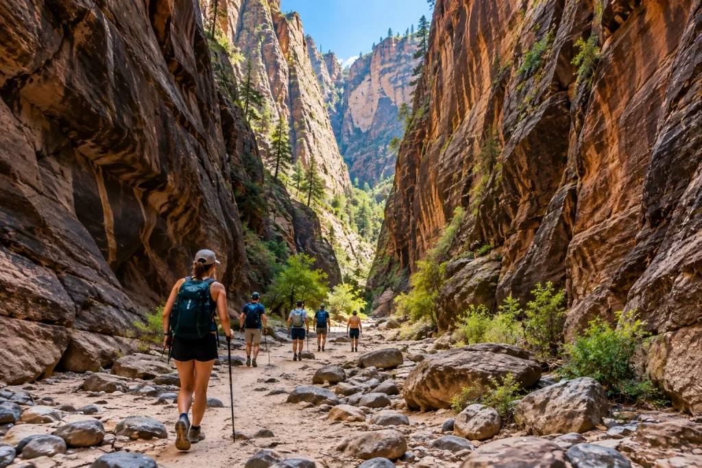 Narrow Hike Without Guide