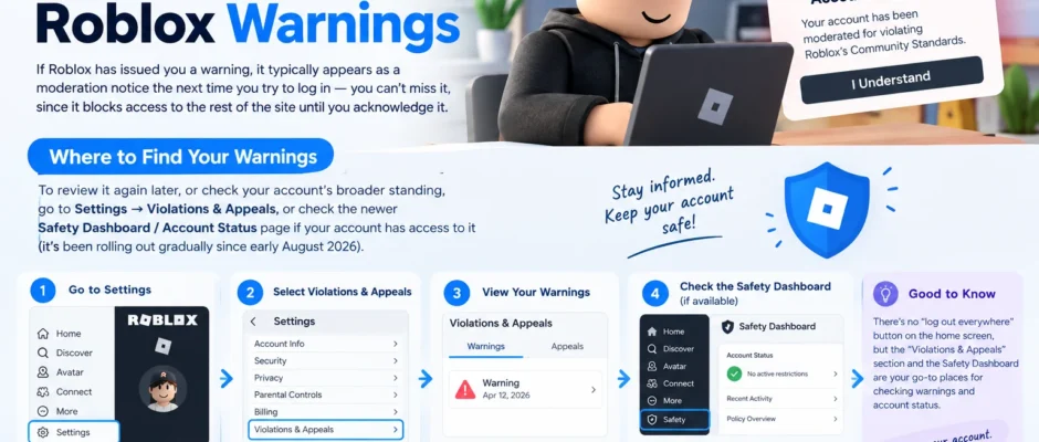 How to See Roblox Warnings?