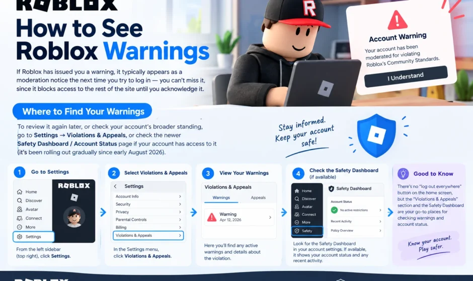 How to See Roblox Warnings?