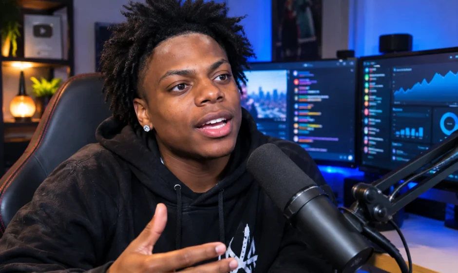 IShowSpeed speaking during a livestream about his personal life