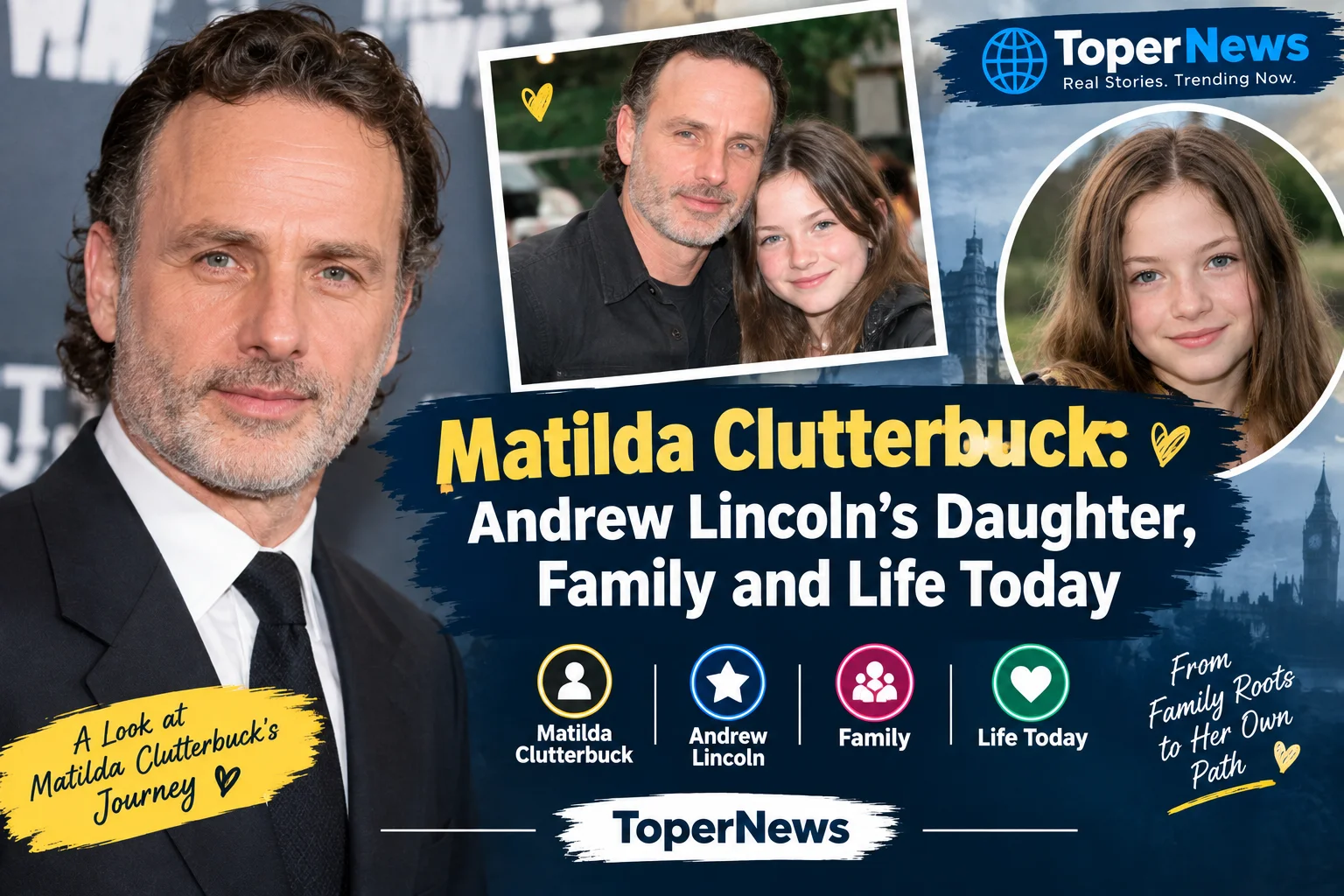 Matilda Clutterbuck: Andrew Lincoln’s Daughter, Family and Life Today