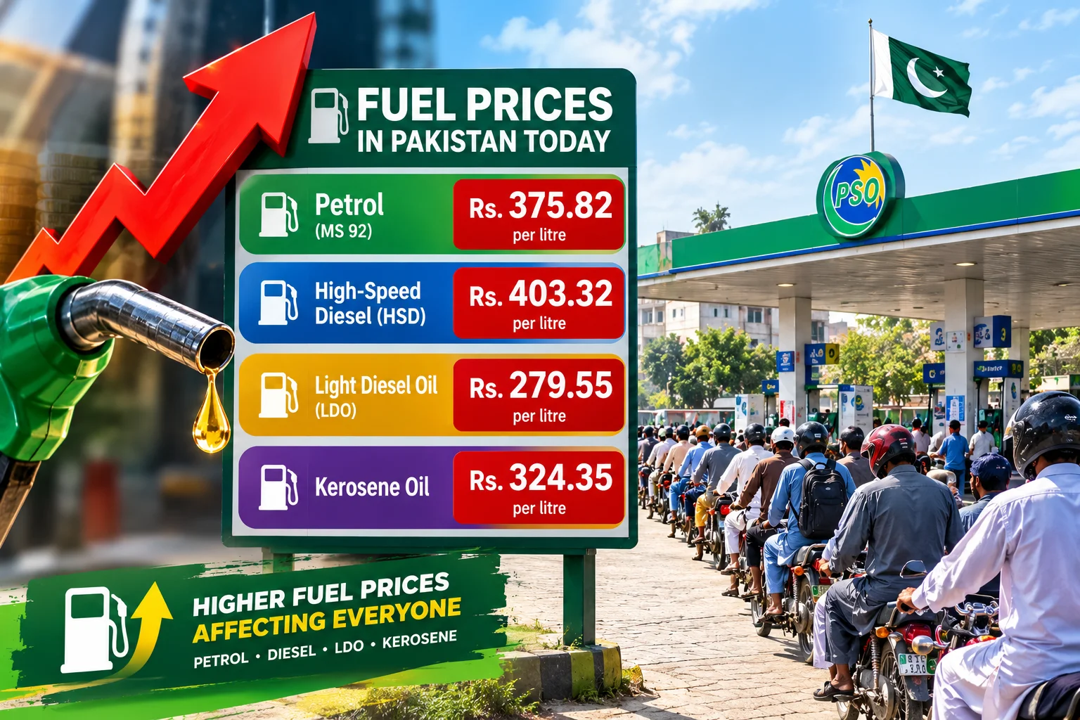Petrol Price in Pakistan Today