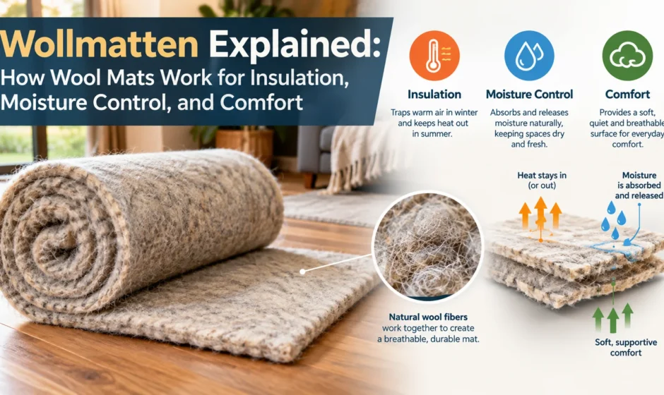 Wollmatten Explained: How Wool Mats Work for Insulation, Moisture Control, and Comfort