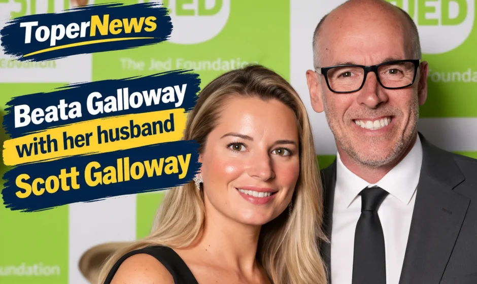 Beata Galloway with her husband scott galoway