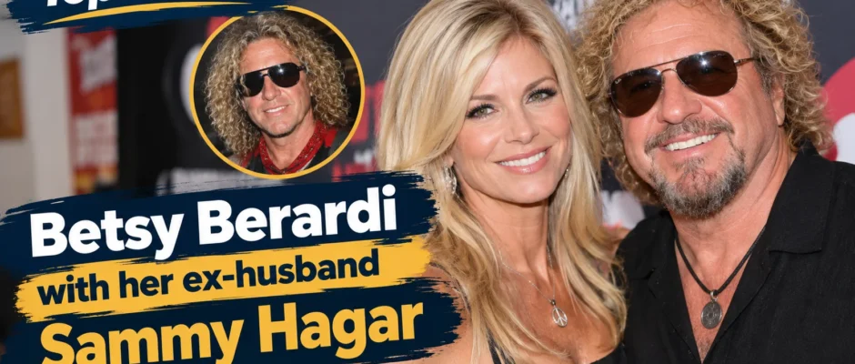 Betsy Berardi with her ex-husband Sammy Hagar
