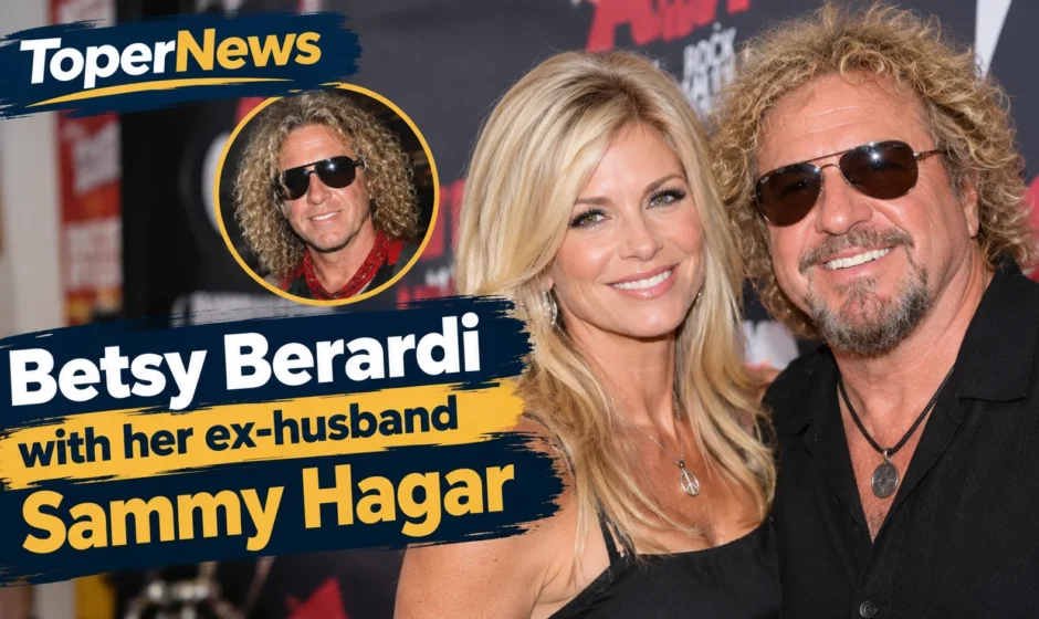 Betsy Berardi with her ex-husband Sammy Hagar