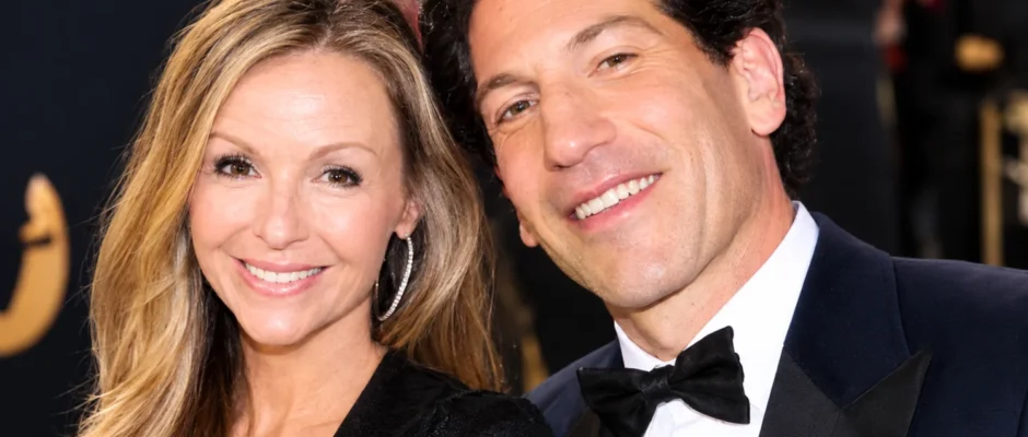 Erin Angle and her husband Jon Bernthal at public event