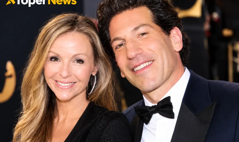 Erin Angle and her husband Jon Bernthal at public event