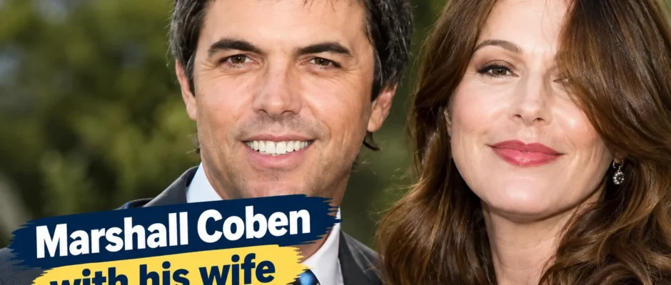 Marshall Coben with his wife Jane Leeves