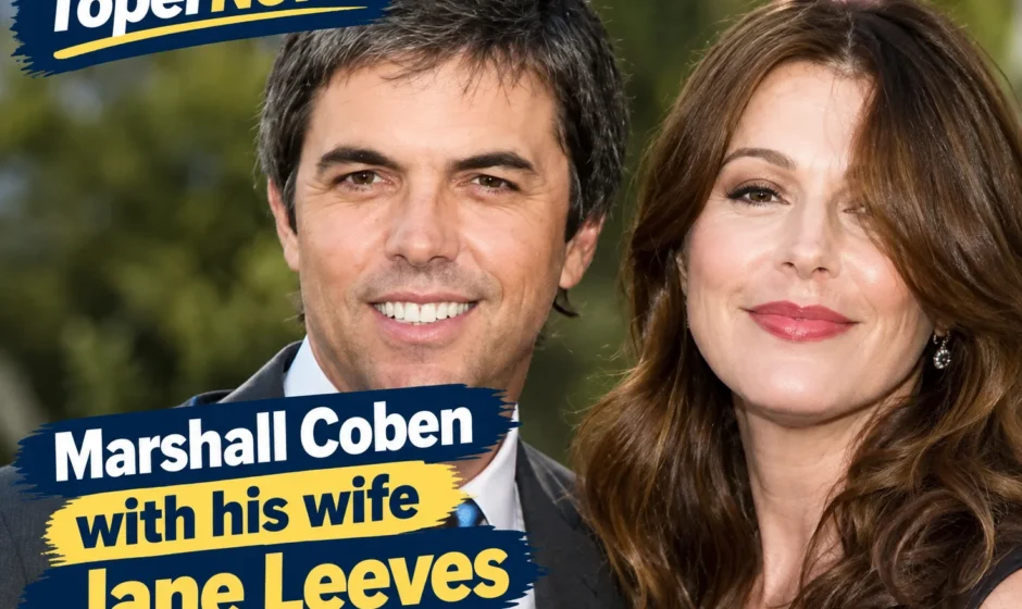Marshall Coben with his wife Jane Leeves