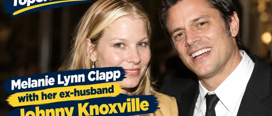 Melanie Lynn Clapp with ex husband johnny knoxville
