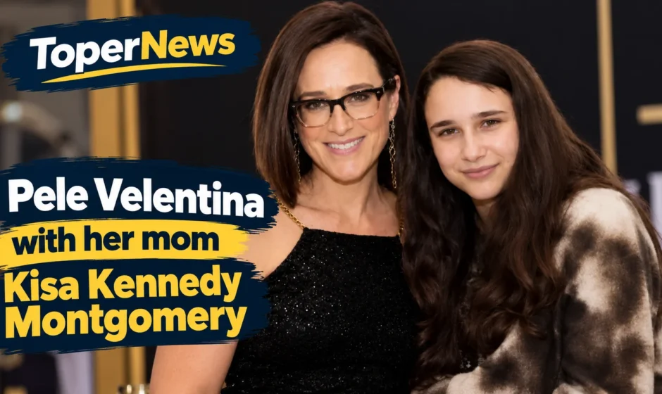 Pele Velentina with her mom Kisa Kennedy Montgomery