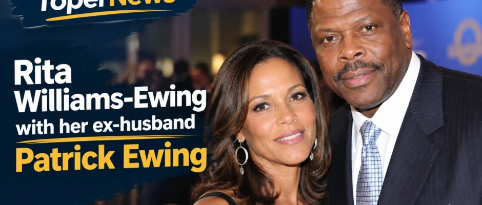 Rita Williams-Ewing with ex-husband patrick ewing