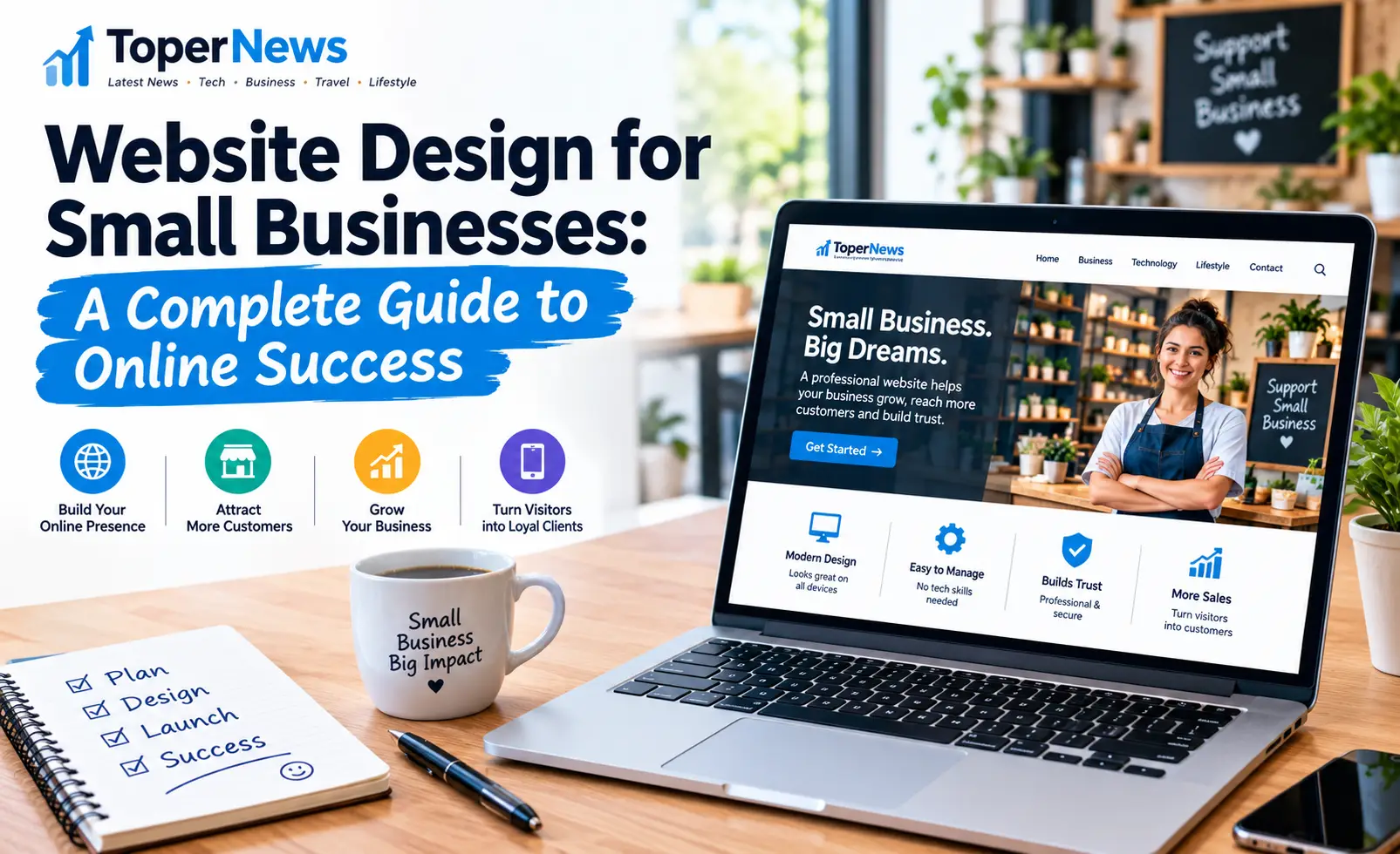 Website Design for Small Businesses: A Complete Guide to Online Success
